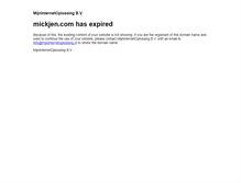 Tablet Screenshot of mickjen.com